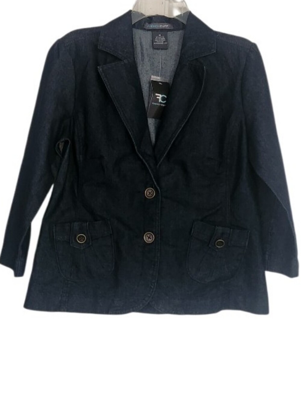Dark Navy Denim Blazer Sz Med Nwt